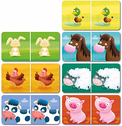 Домино «Ферма» от бренда Apli Kids