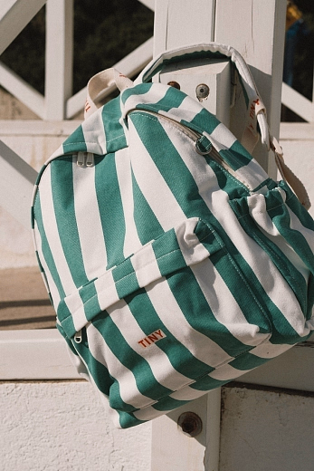 Рюкзак Green stripes от бренда Tinycottons