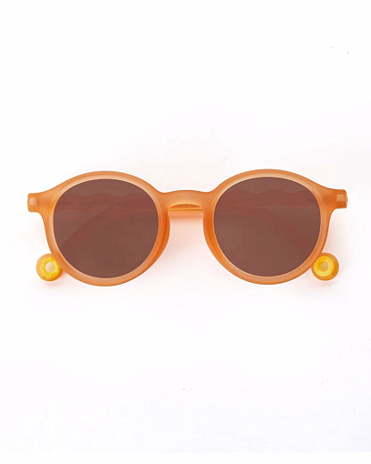 Очки KIDS Oval Sunglasses-Citrus Garden-Grapefruit Pink от бренда Olivio and Co