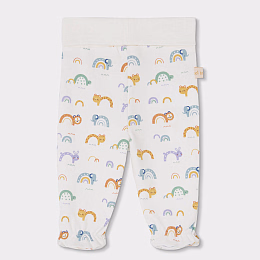Комплект Rainbow and Animal: боди, распашонка, ползуунки и шапка от бренда Boboli