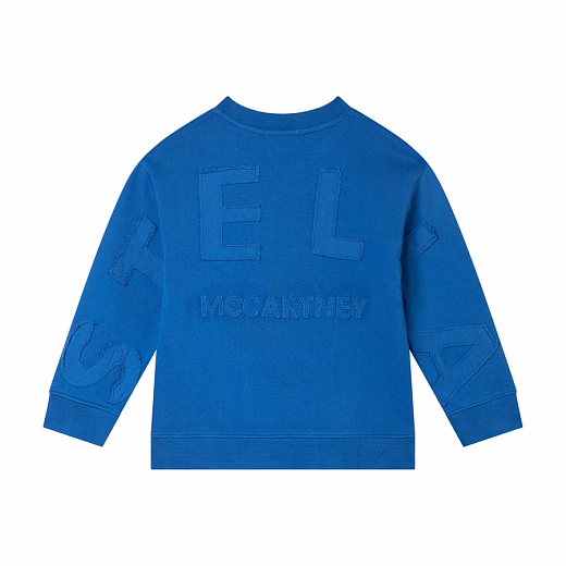 Свитшот ярко-синий от бренда Stella McCartney kids