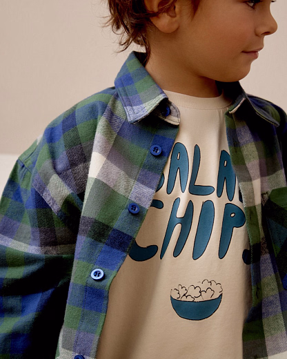 Рубашка в клетку Plaid Choo от бренда CHOOCHOO