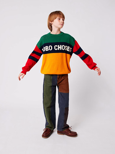 Джемпер Bobo color block от бренда Bobo Choses