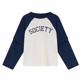 Лонгслив Delia T-shirt Black Iris от бренда The New Society