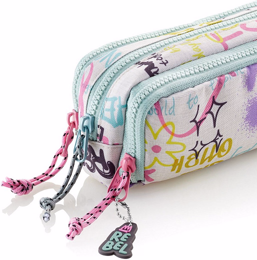 Пенал Граффити с тремя отделениями от бренда MiquelRius