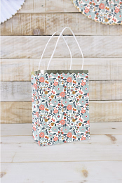 Подарочные пакеты Цветы и золото 4 шт. от бренда Tim & Puce Factory