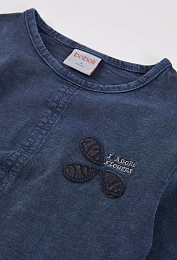 Лонгслив Flower embroidery от бренда Boboli