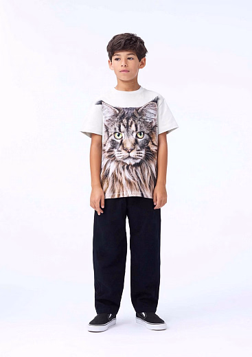 Футболка Roxo Cat от бренда MOLO Молочный