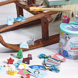 Игра Определи на ощупь Север от бренда Vilac