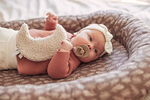 Комфортер - держатель для пустышки Луна Nougat от бренда Jollein