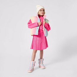 Юбка Pink с золотыми пайетками от бренда Billieblush