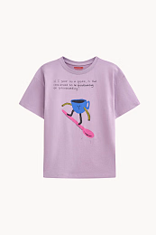 Футболка Spoonboarding от бренда CHOOCHOO Фиолетовый