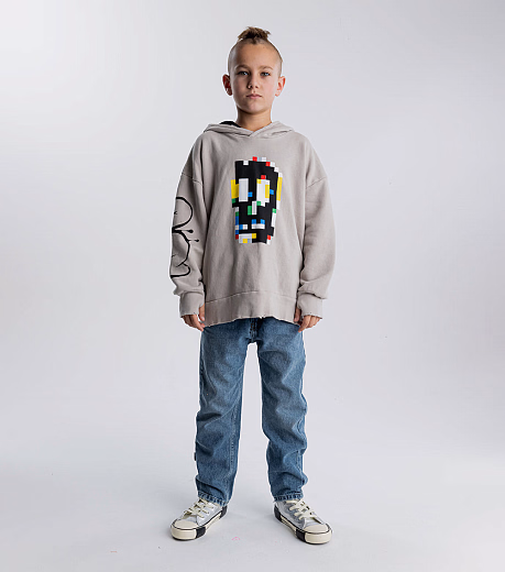 Худи PIXEL SKULL от бренда NuNuNu