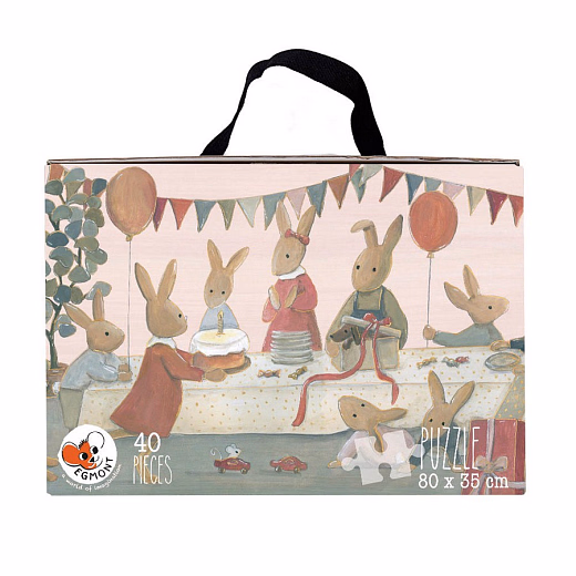 Пазл большой "Семья кроликов" от бренда Egmont Toys