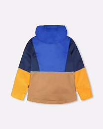 Куртка разноцветная, флисовая кофта и штаны от бренда Deux par deux