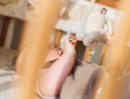 Развивающая игрушка для детской кроватки Слоники от бренда Jollein