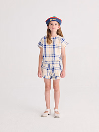 Шорты Fun Tartan ruffled от бренда Bobo Choses