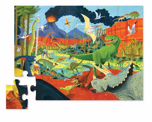Пазл 24 дет., Вулкан от бренда Crocodile Creek