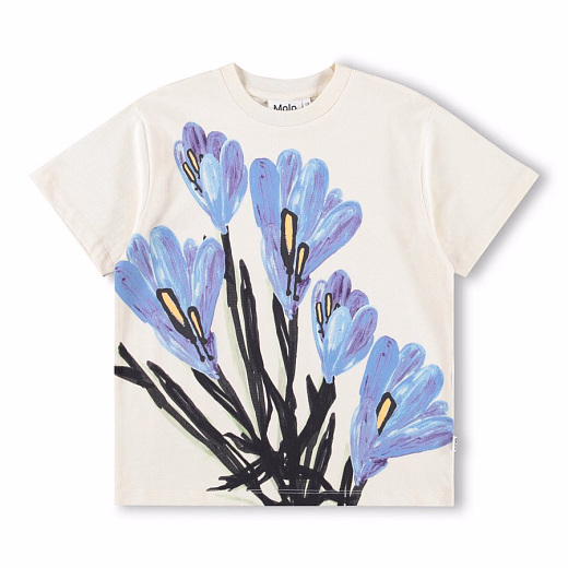 Футболка Rodney Blue Flora от бренда MOLO Молочный