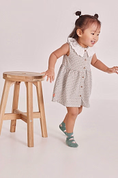 Платье и блумеры с геометрическим принтом от бренда Boboli