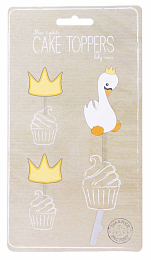 Декор для торта Лебедь 3 шт от бренда Tim & Puce Factory