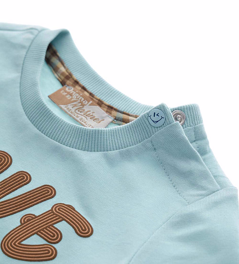 Футболка Have fun today от бренда Original Marines Голубой