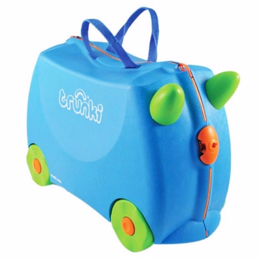 Чемодан на колесиках Голубой от бренда Trunki