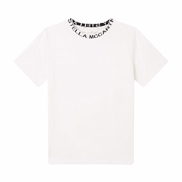 Футболка Milk Logo Black от бренда Stella McCartney kids Молочный