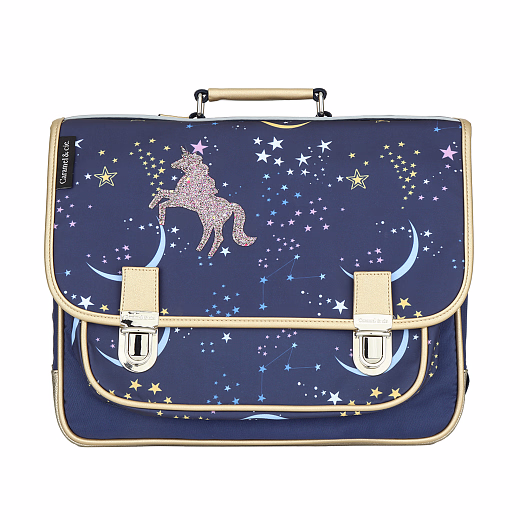 Портфель с единорогом и звездами Medium от бренда Caramel et Cie