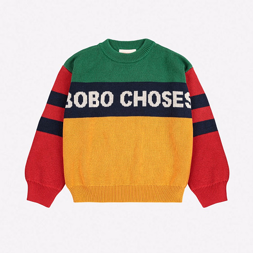 Джемпер Bobo color block от бренда Bobo Choses