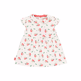 Платье и блумеры с принтом божьих коровок от бренда Boboli