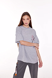 Футболка Grey SM от бренда Stormies Серый