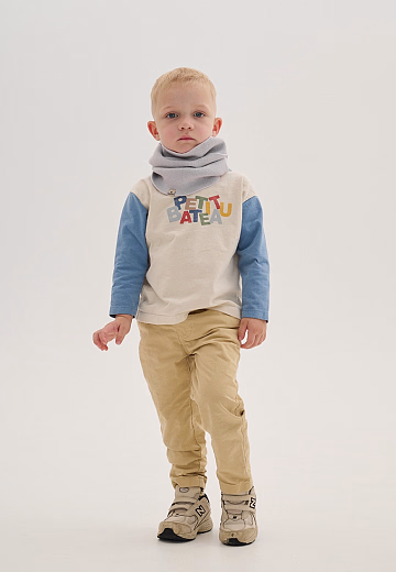 Снуд Lilen merino pearl grey от бренда Peppihat