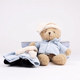 Мишка "Моррис и чемоданчик" от бренда Egmont Toys