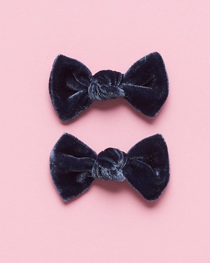 Набор бантиков заколка BONNY черничный от бренда Skazkalovers