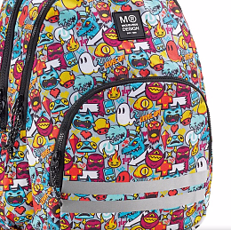 Рюкзак с тремя отделениями Монстрики от бренда MiquelRius