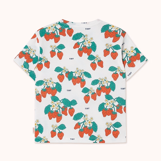 Футболка STRAWBERRIES от бренда Tinycottons Белый