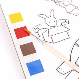 Набор для раскраски магнитов "Семья кроликов" от бренда Egmont Toys