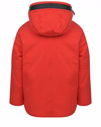 Куртка красная с капюшоном от бренда ADD