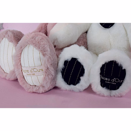 Мишка Preppy Chic розового цвета в подарочной коробке, 30 см от бренда Histoire d'Ours