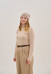 Шапка Boone cashmere beige от бренда Peppihat