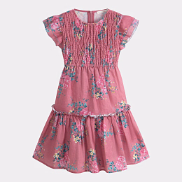 Платье Ester Pink Flowers от бренда C'ERA UNA VOLTA