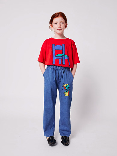 Футболка Chair от бренда Bobo Choses Красный