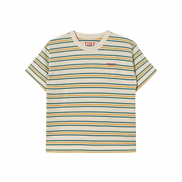 Футболка STRIPES MULTICOLOR от бренда Tinycottons Молочный