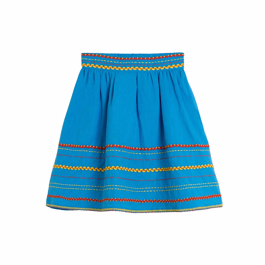 Юбка ярко-синего цвета от бренда Stella McCartney kids