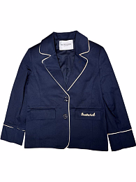 Жакет синий с розовым кантом от бренда Trussardi