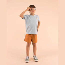Десткие шортики с надписью ADVENTUROS от бренда Tinycottons