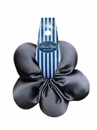 Резинка для волос «Цветок для мамы» графит с наполнителем от бренда Kosa do Poyasa