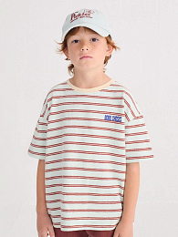 Футболка Stripes от бренда Bobo Choses Голубой