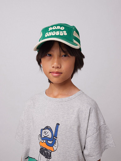Кепка Green Stripes от бренда Bobo Choses